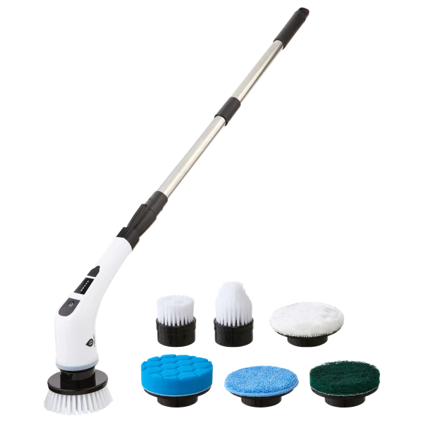 Pursonic Rechargeable Cordless Power Scrubber with 7 Attachments