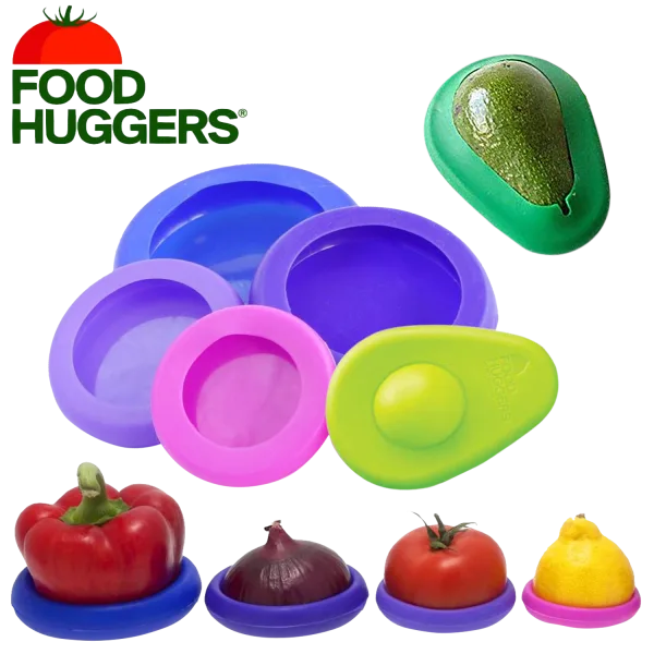 10-Pack Farberware Food Hugger Silicone Food Savers