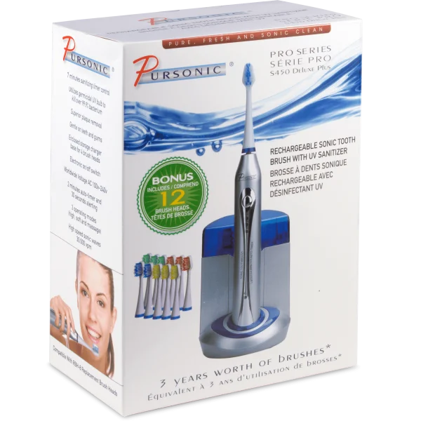 Pursonic Deluxe Plus Sonic Toothbrush with UV