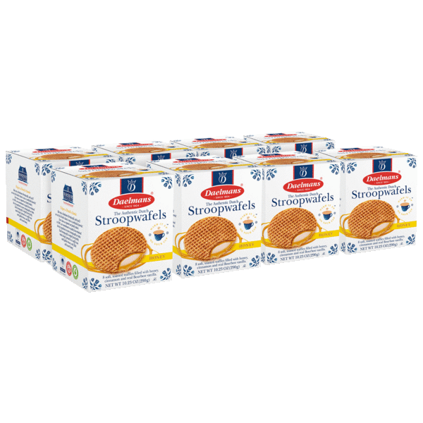 64-Pack: Daelmans Jumbo Stroopwafels (Chocolate-Caramel and/or Honey)