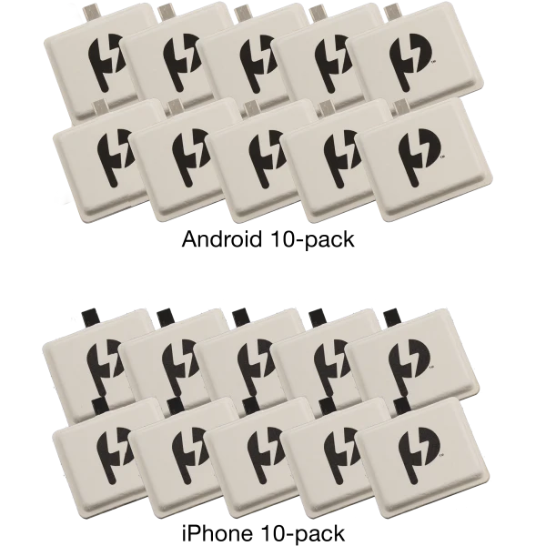 10-Pack: Powrtabs Emergency Chargers