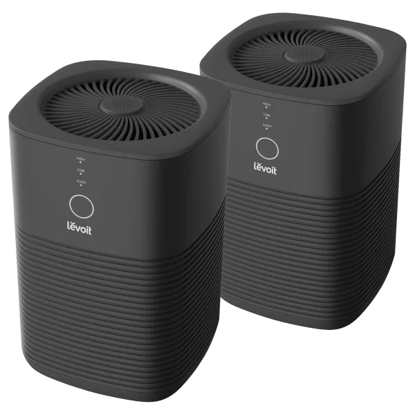 2-Pack: Levoit True HEPA Tabletop Air Purifiers