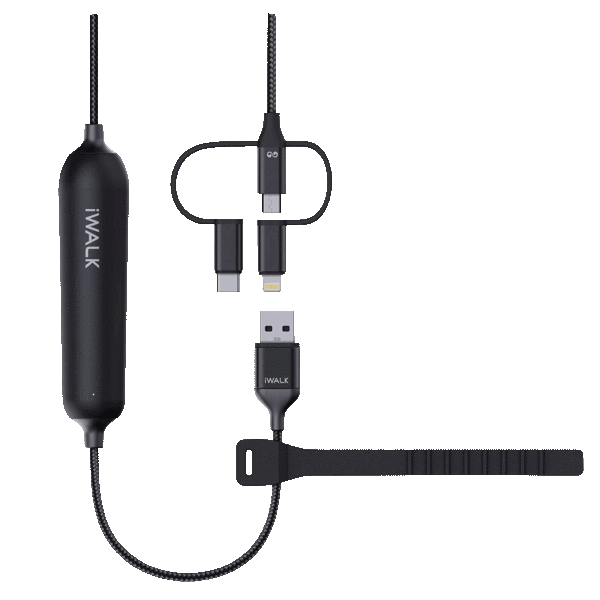 2-Pack: iWalk Powerline 3200mah Power Bank Charging Cord