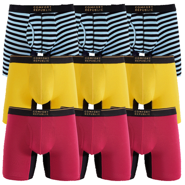 9-Pack: Comfort Republic Bamboo Viscose Briefs