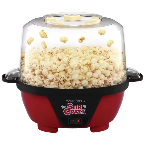West Bend Stir Crazy 6-Quarts Popcorn Maker Machine
