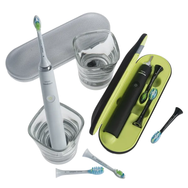 2-Pack: Philips Sonicare DiamondClean Toothbrush with 6 Heads