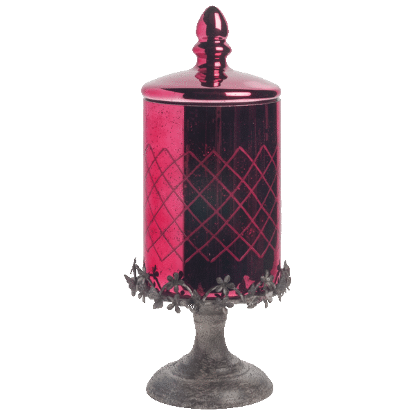 Alison At Home Glass Metal Jar with String Lights