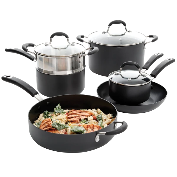 Oster Brawly 10-Piece Non-Stick Anodized Aluminum Cookware