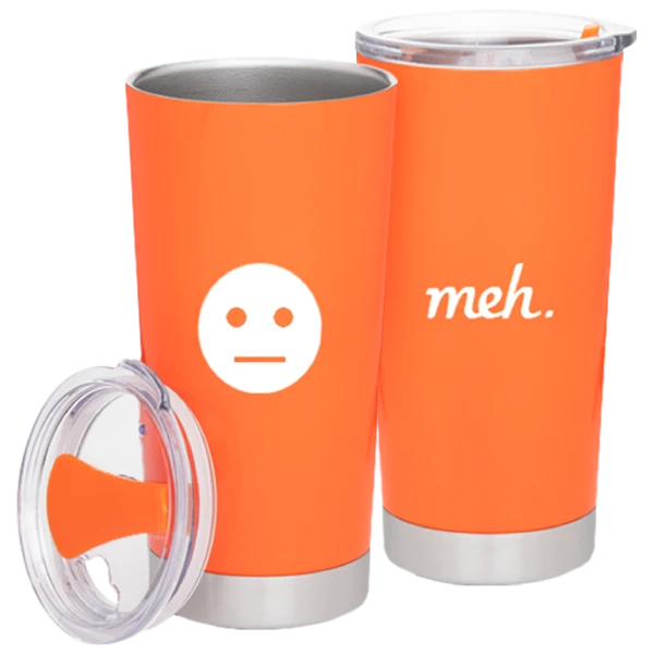 Meh 20oz Double Wall Stainless Steel Thermal Tumbler