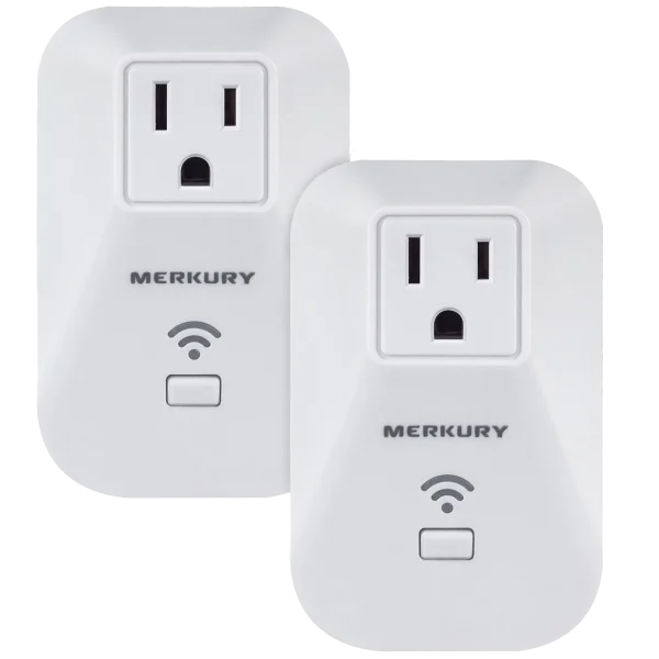 2-Pack: Merkury Innovation Smart Control+ Smart Outlets with Energy Tracking