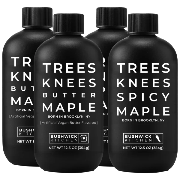 4-Pack Bushwick Kitchen Trees Knees Maple Syrup Butter and Spicy Flavors