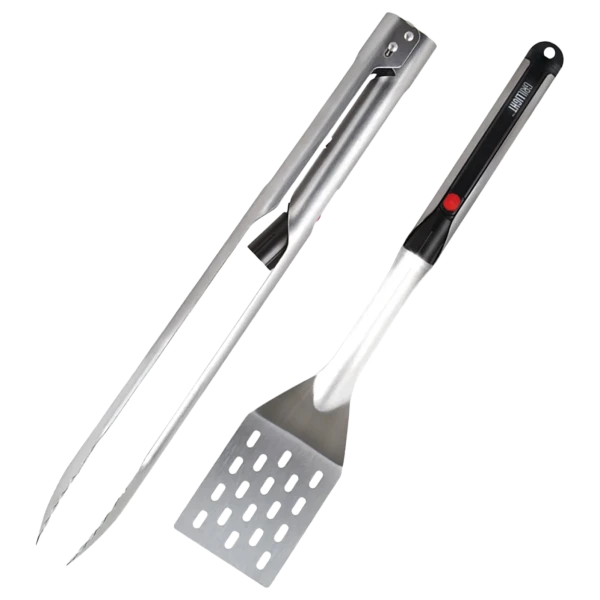 Grill Light 2-Piece Premium Stainless Steel Barbeque Grill Set