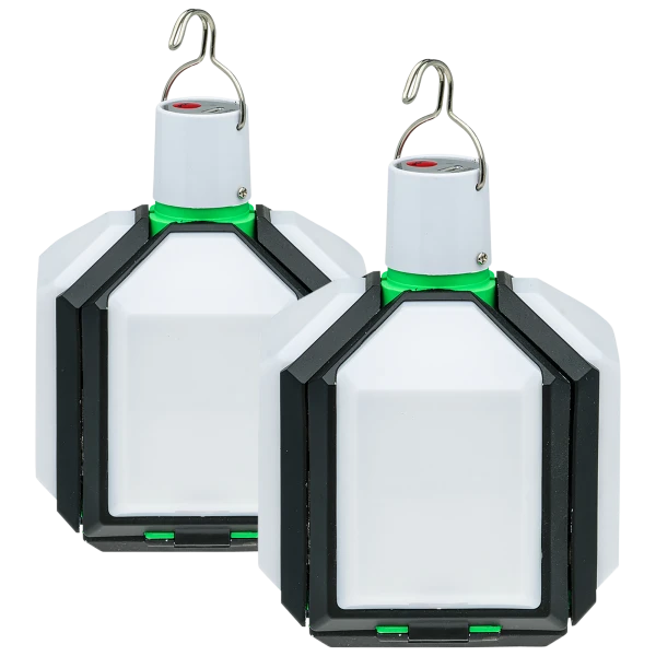 2-Pack: Litezall Rechargeable Fold-Out Lanterns