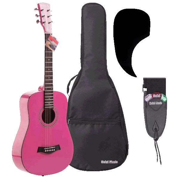 Hola! Music 36" Acoustic Guitar Bundle for Beginners and Kids
