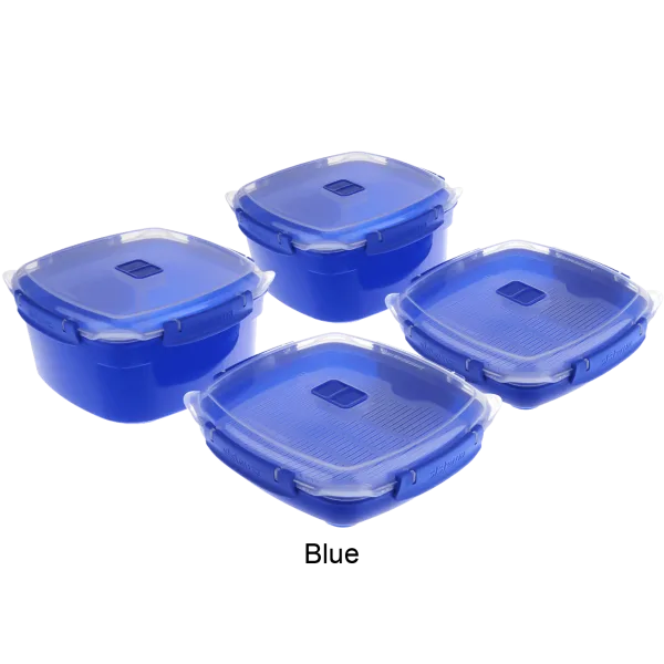 Sistema 4-Piece Microwave Steamer Set