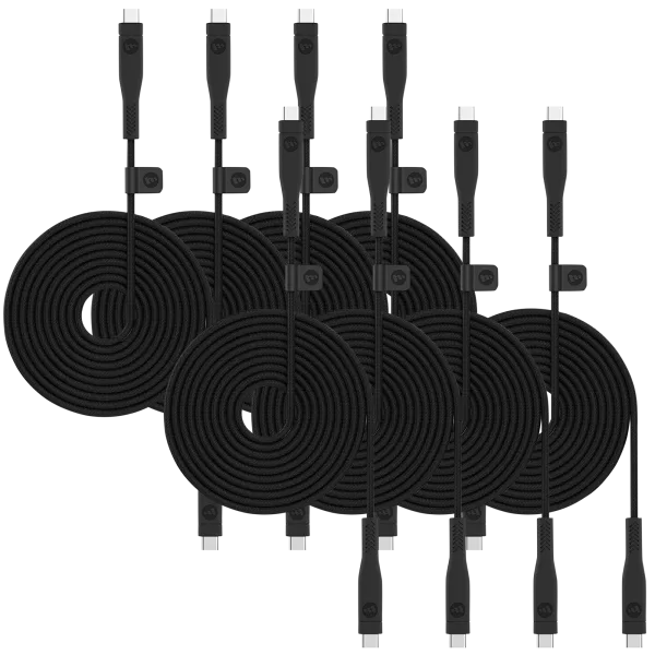 8-Pack: Mophie 2-Meter Pro 2.0 Reinforced Braided Nylon USB-C to USB-C Cables