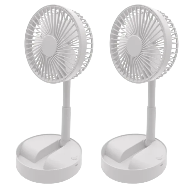 2-Pack: GabbaGoods Roundabout Breeze Rechargeable Fans