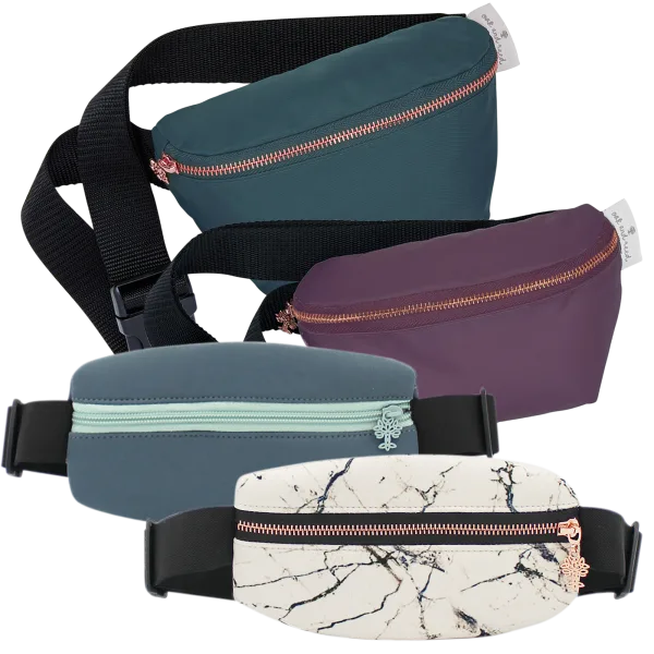 4-Pack: Oak and Reed Belt Bags