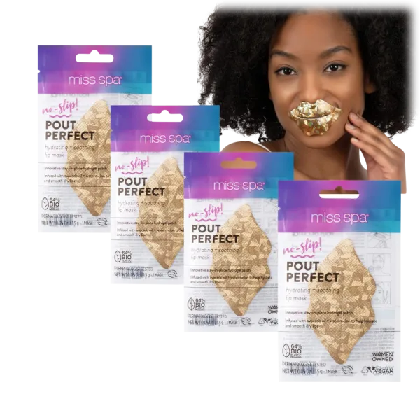 12-Pack: Miss Spa No-Slip Pout Perfect Hydrating Lip Mask