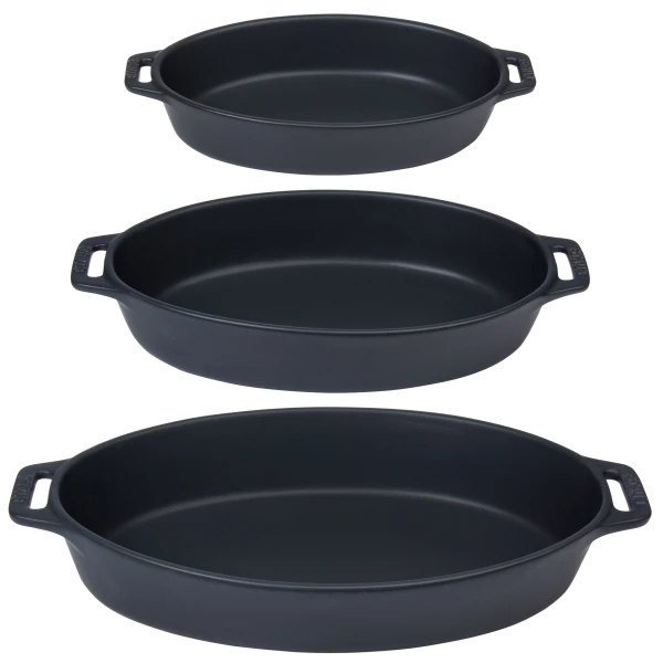 Staub Ceramic Oval Baking Dish (9", 11", or 14.5")