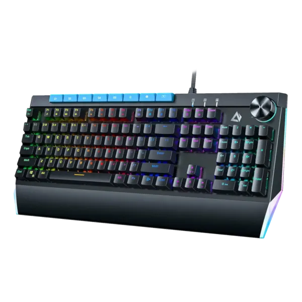 Aukey KM-G17 Mechanical RGB Backlit Blue Switch Keyboard