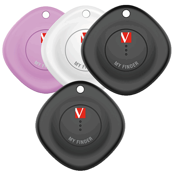 4-Pack: Verbatim My Finder Bluetooth Tracker
