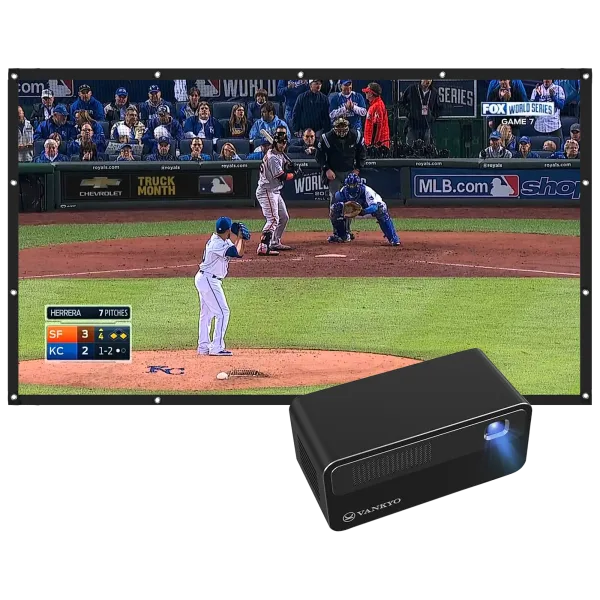 Vankyo GO300 Mini Portable DLP Wi-Fi Portable Projector with 120" Screen