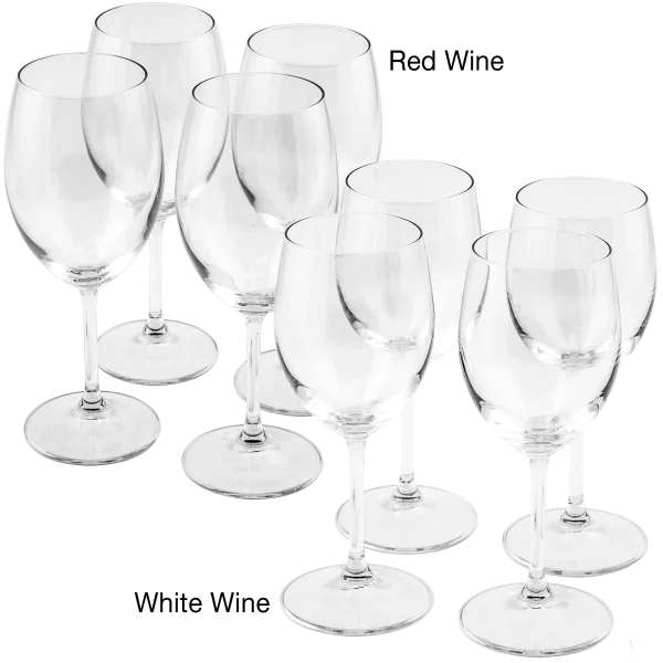 4-for-Tuesd4y: Bormioli Momenti Wine Glasses (4-Pack Red or White)