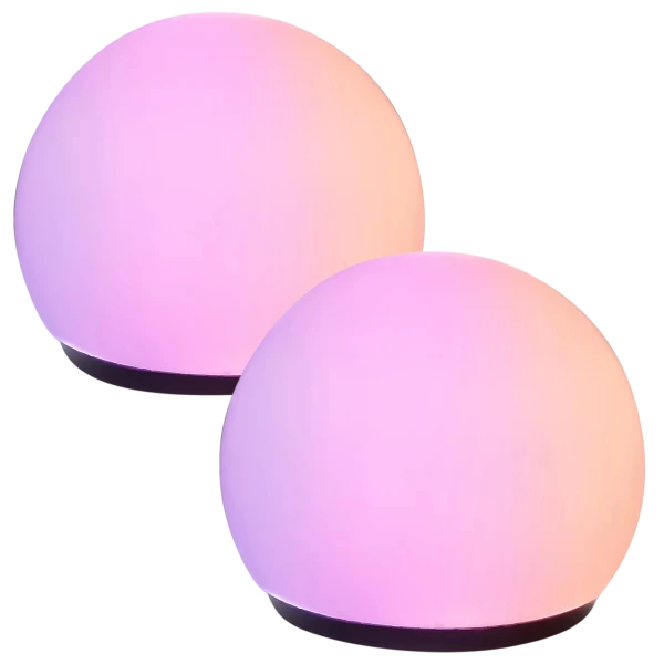 2-Pack: Monster Smart WiFi Portable Multicolor LED Light Orbs