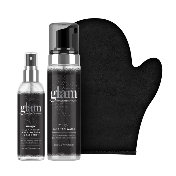 Glam Presenter's Choice Magic Self Tanning Water Kit with Application Mitt