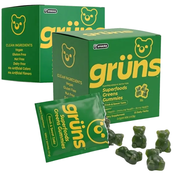 70-Pack: Grüns Adult Greens Gummies