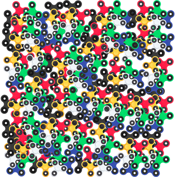 200-Pack: Fidget Spinners