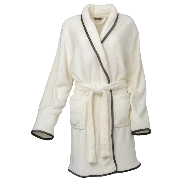 Ardour Pipe Hem Velvet Robes