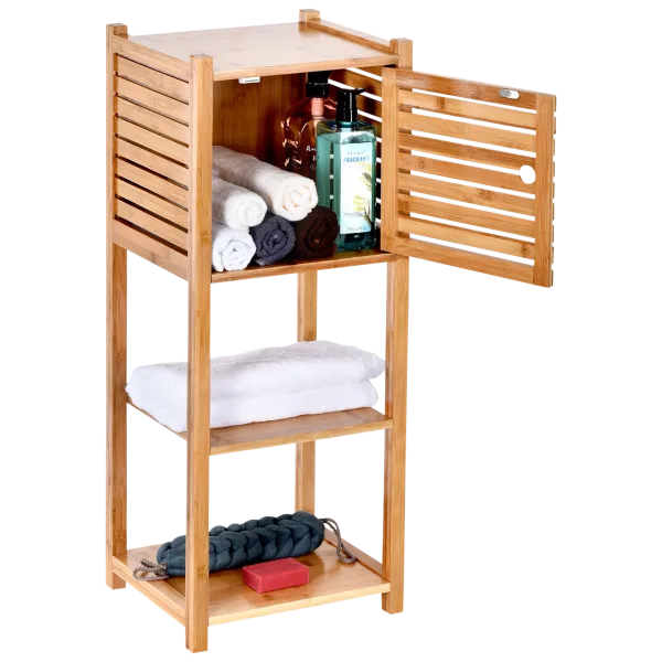 ToiletTree Products Bamboo Storage Cabinet