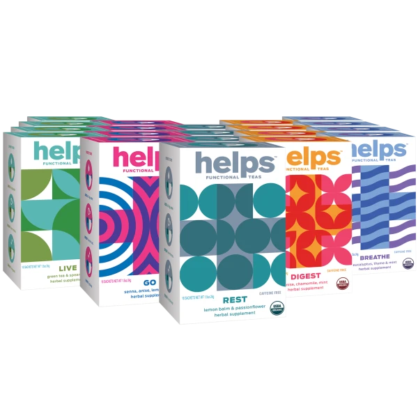 320-Pack: HELPS Functional Organic Herbal Teas