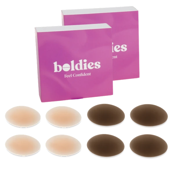 2-Pack: Boldies Non-Adhesive Nipple Covers