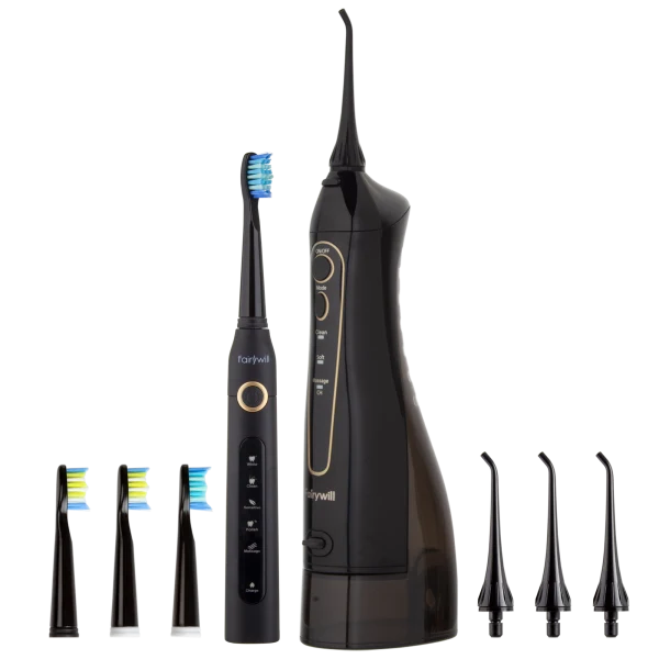 Fairywill Electric Toothbrush and Water Flosser Dental Care Set