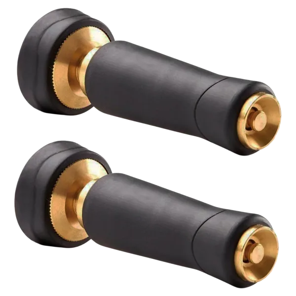 2-Pack: SmartHome Power Stream Brass Hose Nozzle