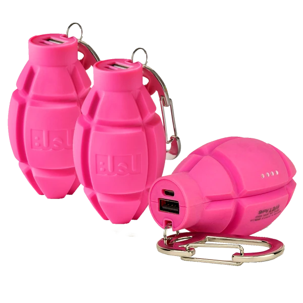 3-Pack: BUQU Nade 3350mAh Grenade Power Bank