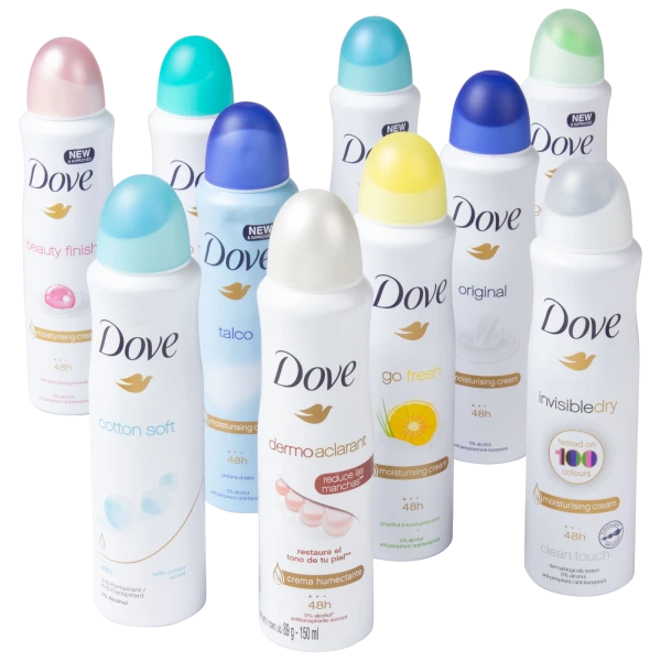 10-Pack: Dove Antiperspirant Spray Deodorant For Women