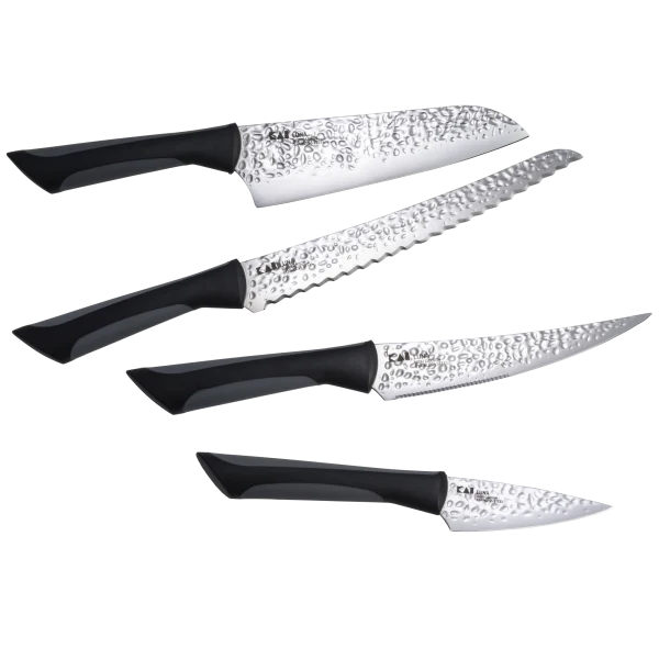 Kai Luna 4-Piece Professional Knife Set with Sheaths