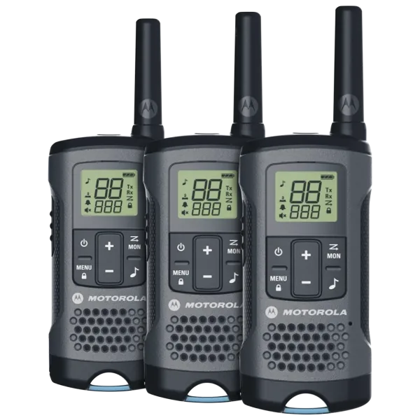 3-Pack: Motorola Talkabout Portable Two-Way FRS/GMRS Radios