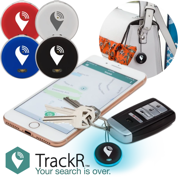 4-Pack of TrackR Pixel Bluetooth Item Trackers