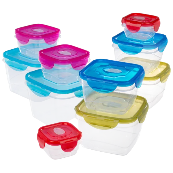 Fresh Clip 20-Piece Premium Leakproof Snaplock Storage Containers