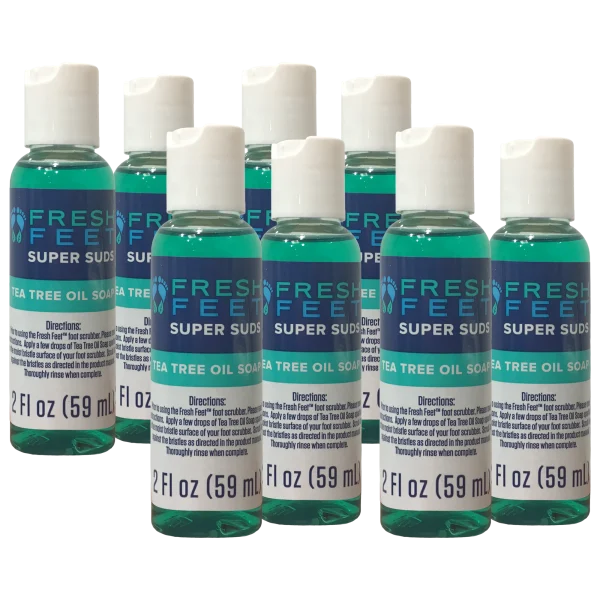 8-Pack Fresh Feet 2 oz Tea Tree Oil Liquid Soap (16oz)