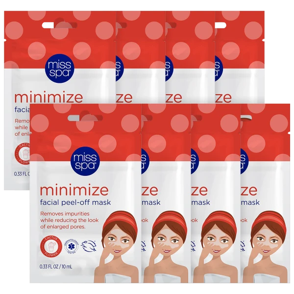 8-Pack: Miss Spa Minimize Facial Peel-Off Mask