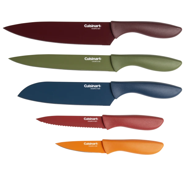 Cuisinart Advantage Autumn Morning 5-Piece Ceramic Coated Knife Set