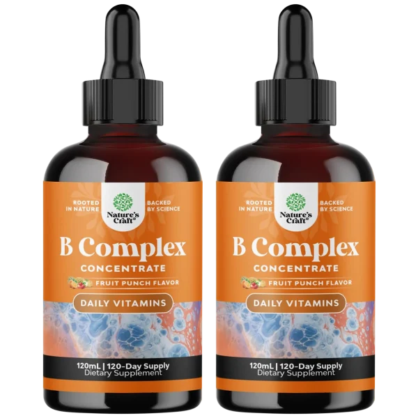 2-Pack: Nature's Craft Vitamin B Complex Drops