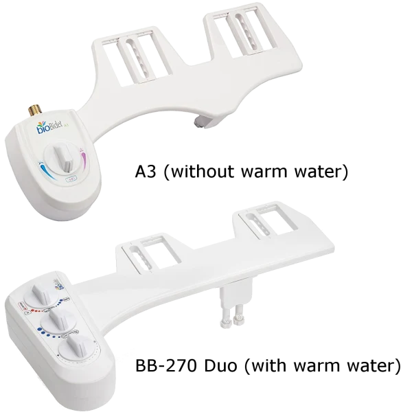 BioBidet Self-Cleaning Toilet Seat Attachments