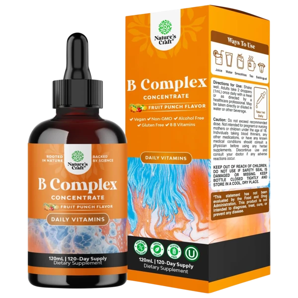 Nature's Craft Liquid Vegan B Complex Drops